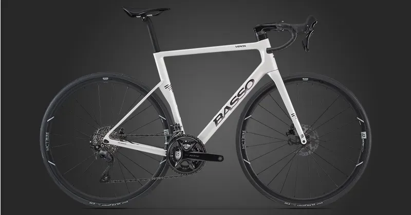 Basso Bikes Venta R 105 12x Microtech Bike in Pearl White-1
