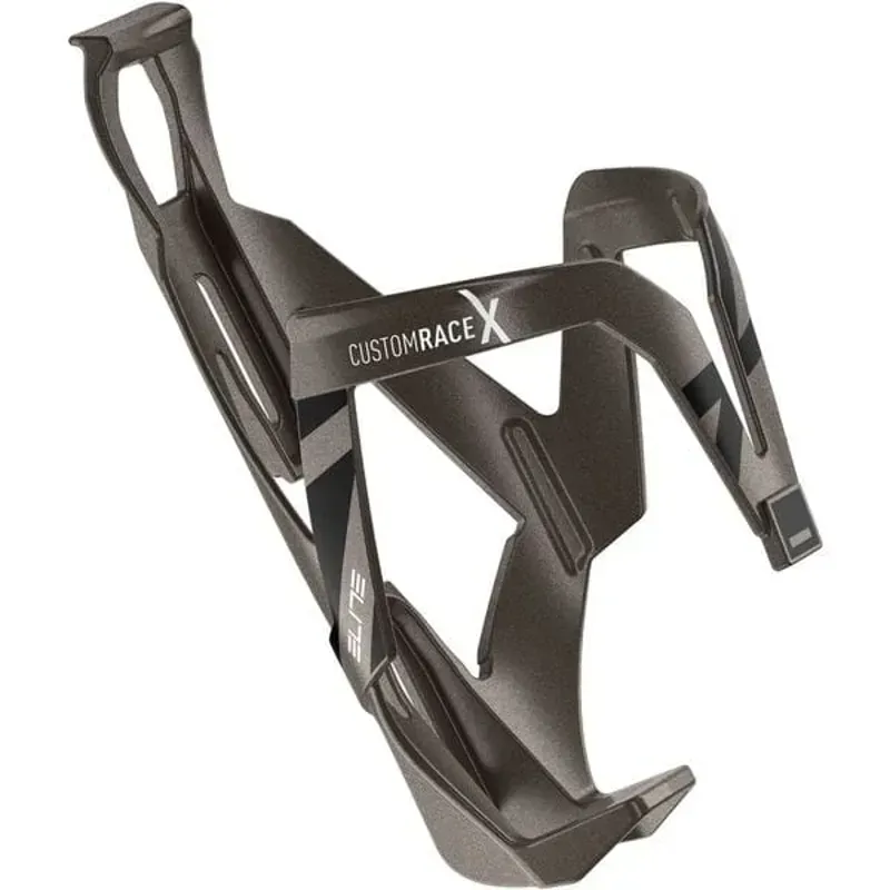 Elite Custom Race X Resin Bottle Cage in Titanium/Black
