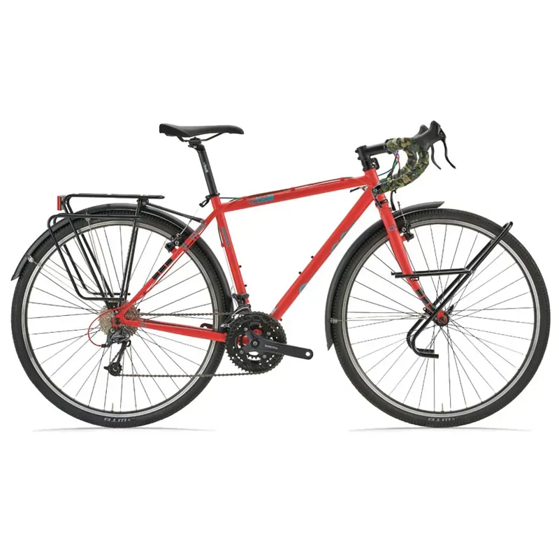 Cinelli HoBootleg Touring Bike in Red Microshift