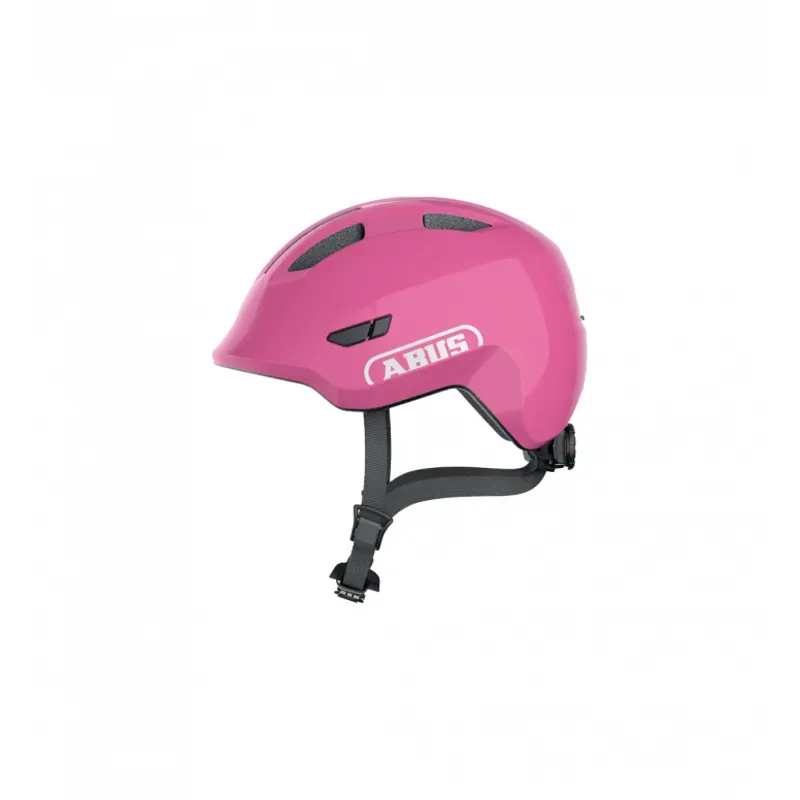 ABUS Smiley 3.0 Kids Leisure Helmet in Shiny Pink