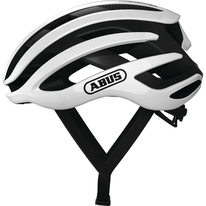 ABUS AirBreaker Road Elite Helmet Large in Polar White