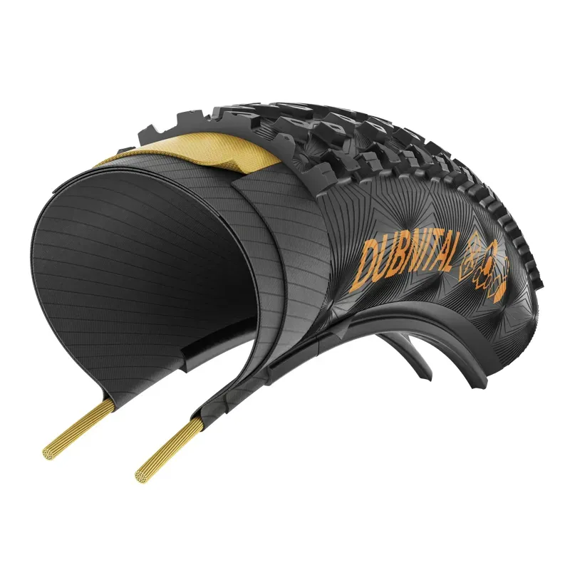 Continental Dubnital Race Rapid 29x2.40-inch Fld. Tyre in Black/Trans.-3