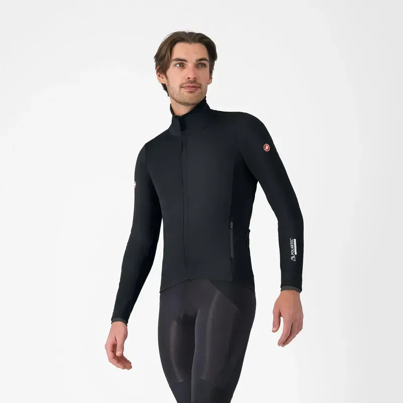 Castelli Alpha 150 Jacket in Light Black/Black