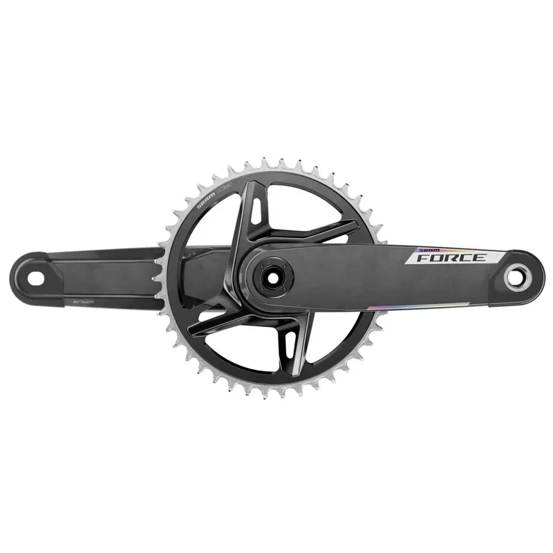 SRAM Force 1x E1 XPLR DUB WIDE 42-tooth DM Crankset in Black