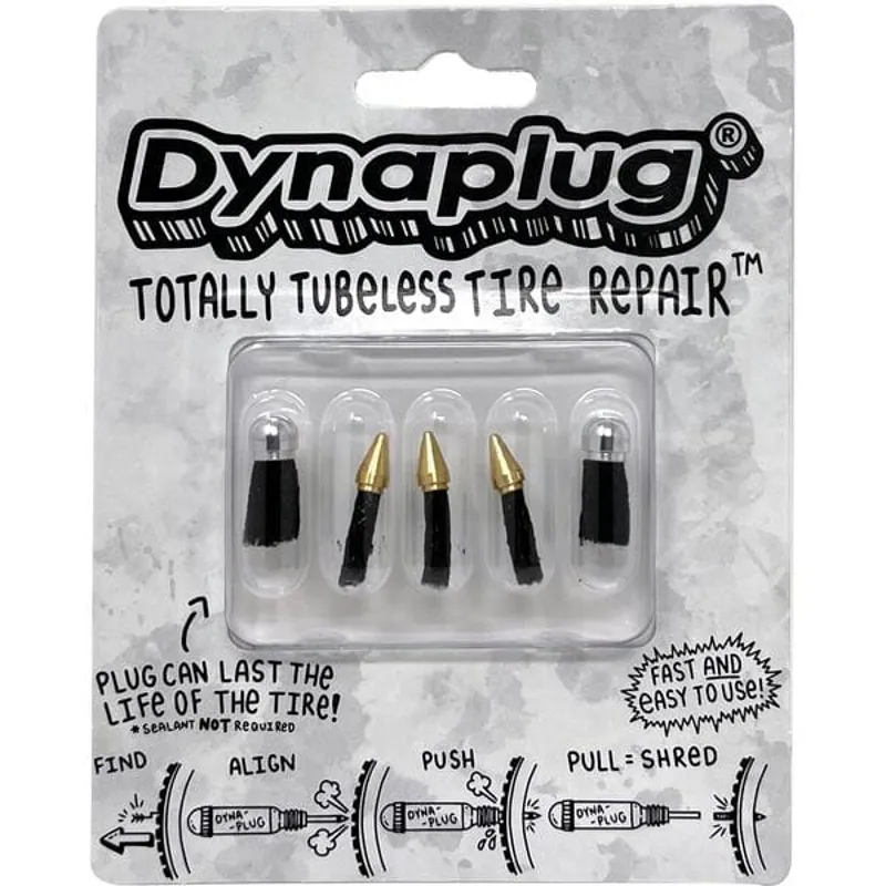 DynaPlug 5-pack in Black/Silver