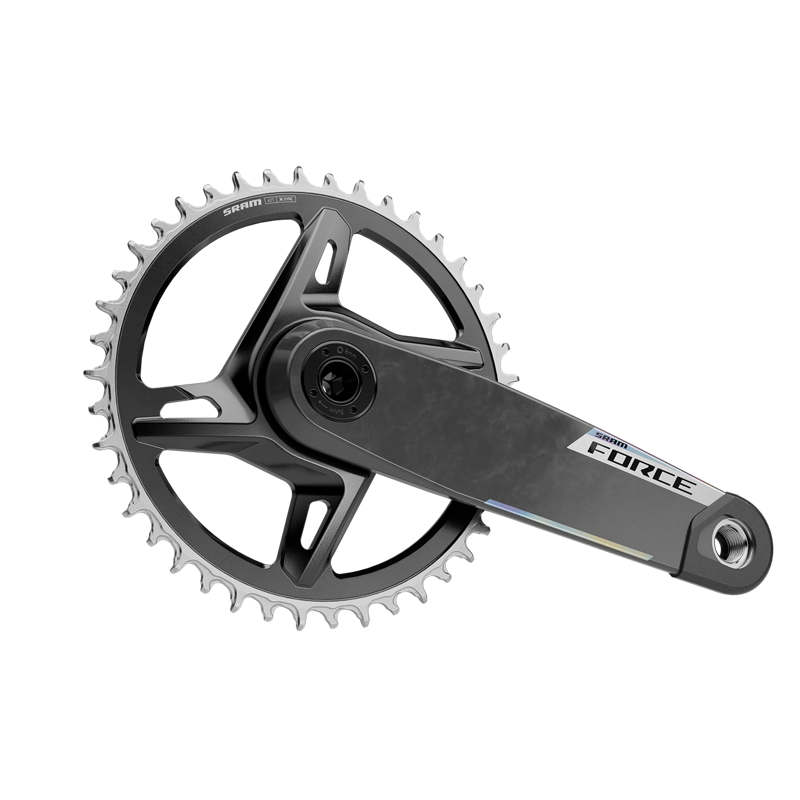 SRAM Force 1x E1 XPLR DUB WIDE 42-tooth DM Crankset in Black-2