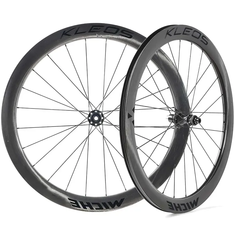 Miche Kleos XDR PR 50mm Clincher Carbon Disc Wheels in Black
