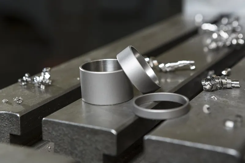 Moots Titanium Headset Spacers in Silver