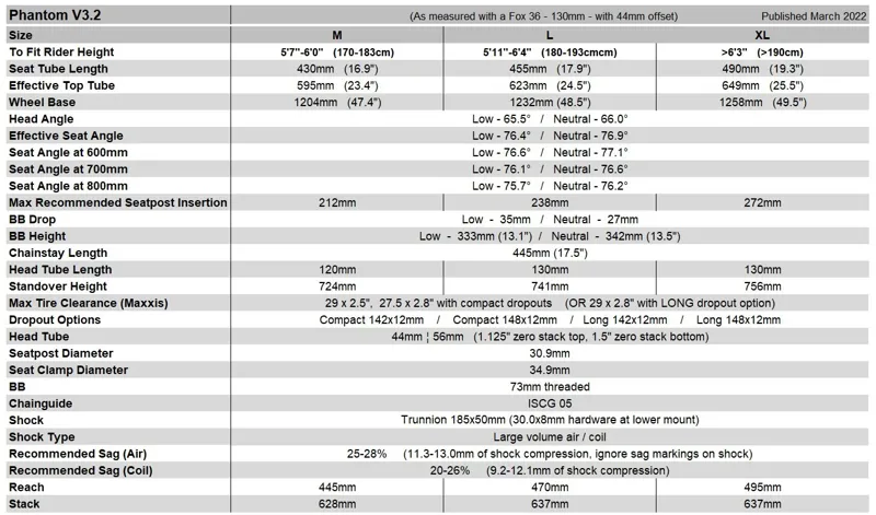 Banshee Phantom V3.2 Frame -3