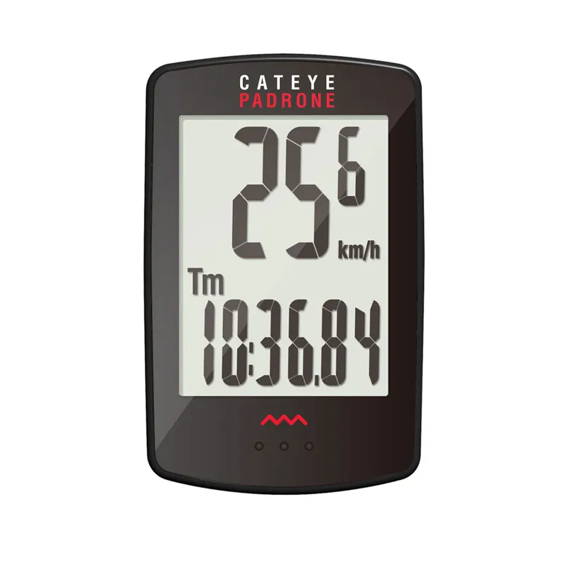 Cateye Padrone Cycle Computer In Black