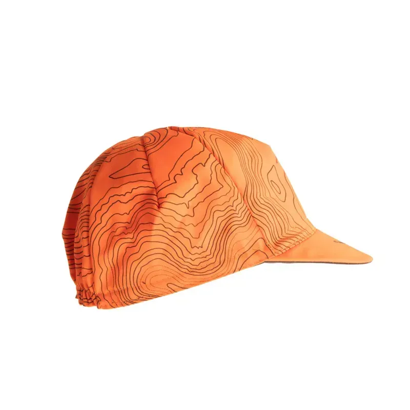 Restrap Yorkshire Contours Cycle Cap in Orange-2