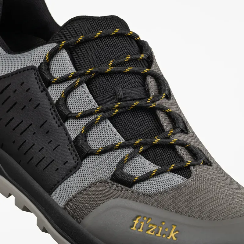 Fizik Terra Ergolace GTX Clip Shoes In Grey/Black-4